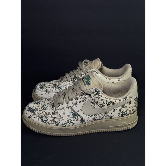 Nike Air Force 1 Low Desert Camo Sneakers Mens Size 10 main image 7